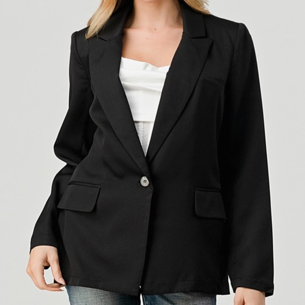 One Button Blazer